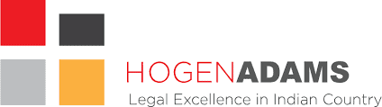 Hogen Adams logo with tagline "Legal Excellence in Indian Country"